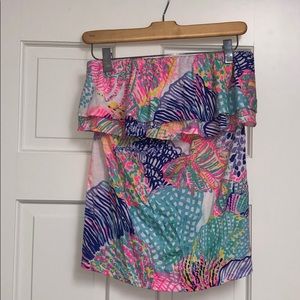 Lilly Pulitzer patterned Tube top